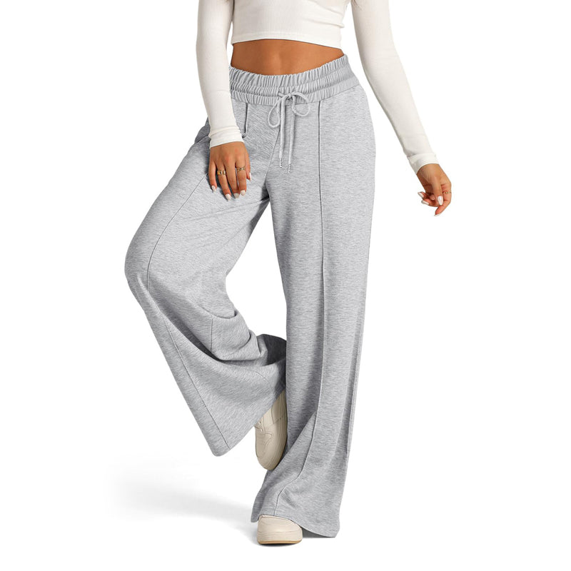 Pantaloni da donna ampi a gamba larga per il tempo libero