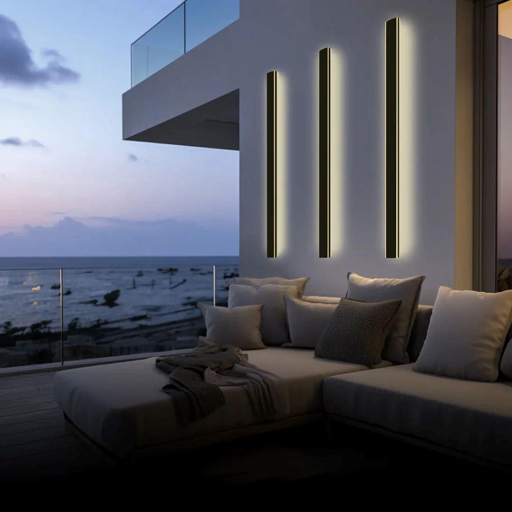 Lampada da parete lineare architettonica a LED con protezione dagli agenti atmosferici IP65