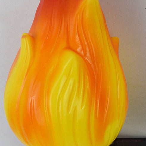 Solar Flame Garden Stake Light with Warm LED Glow