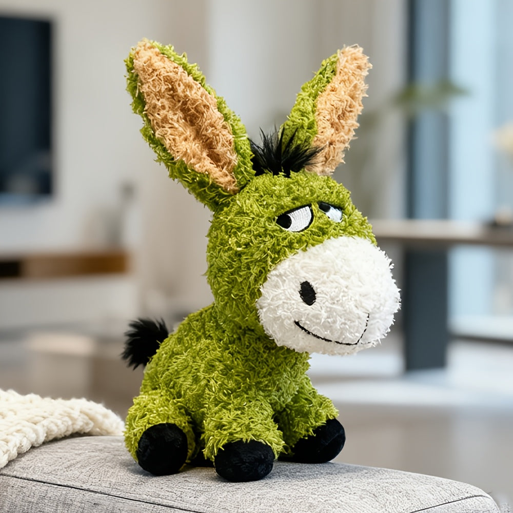Juguete de peluche para perros con forma de burro