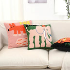 Animal Tufted Cushion Cover