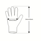 Guantes suaves al tacto con puños de lazo de pelo sintético