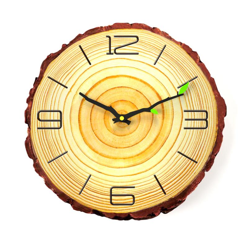 Wood Slice Wall Clock