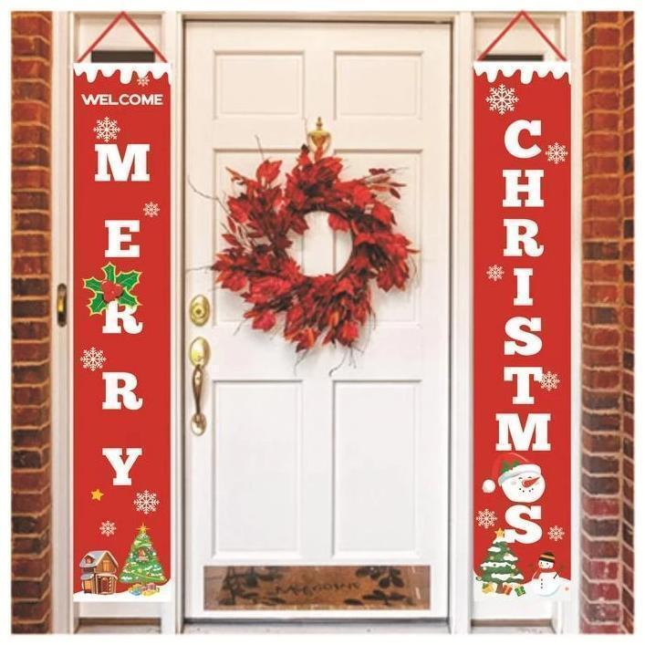 MerryWelcome julesæt med hængende dørbannere
