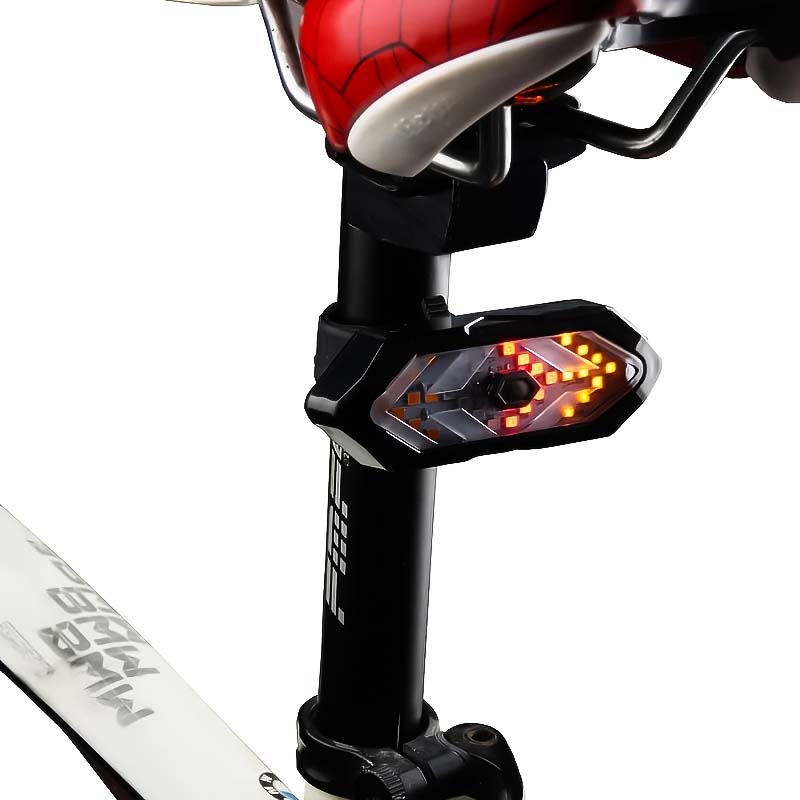 Intermitentes LED inalámbricos para bicicleta y luz trasera de seguridad