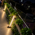 Lampada da parete lineare architettonica a LED con protezione dagli agenti atmosferici IP65