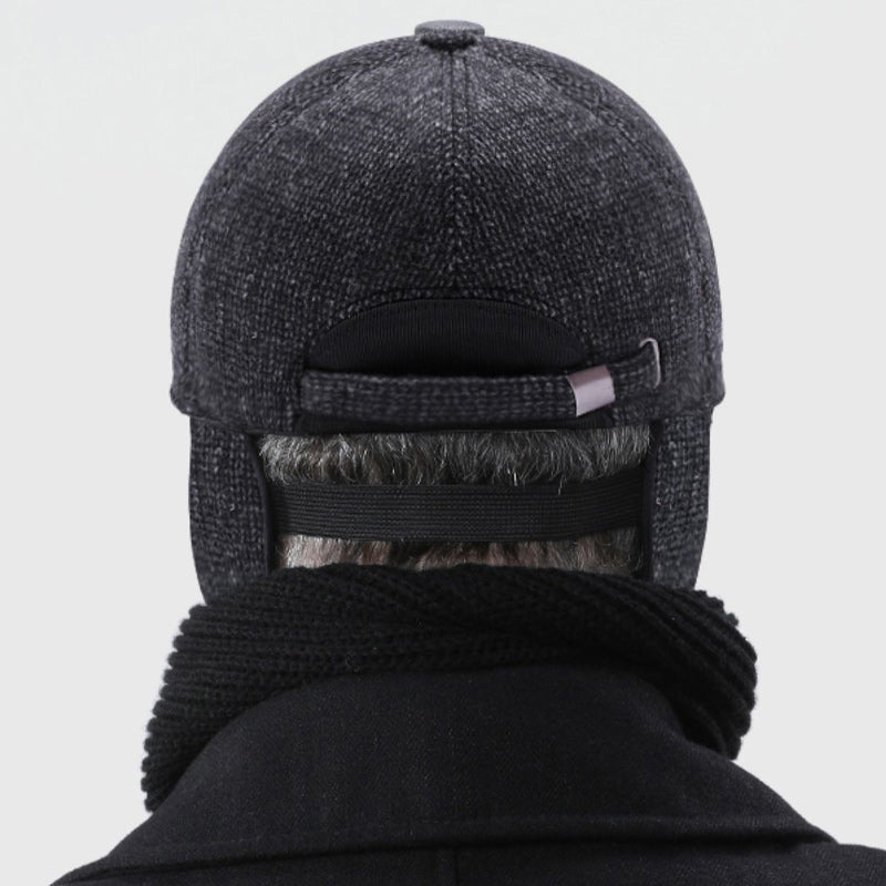 Textured Curved-Brim Baseball Cap