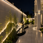 Lampada da parete lineare architettonica a LED con protezione dagli agenti atmosferici IP65