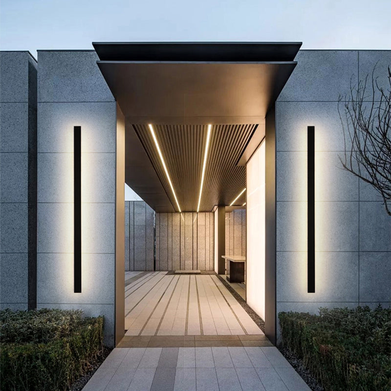 Lampada da parete lineare architettonica a LED con protezione dagli agenti atmosferici IP65