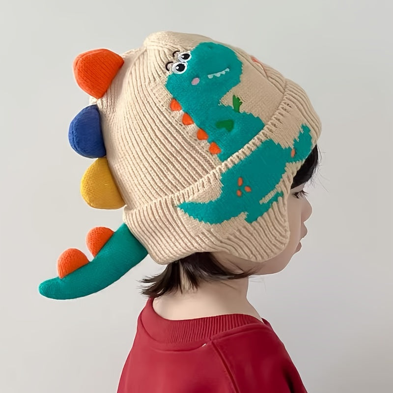 Kids Dinosaur Earflap Beanie