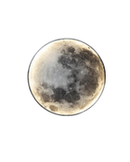 LED-månelampe til væg med realistisk månedesign og varmt, stemningsfuldt lys