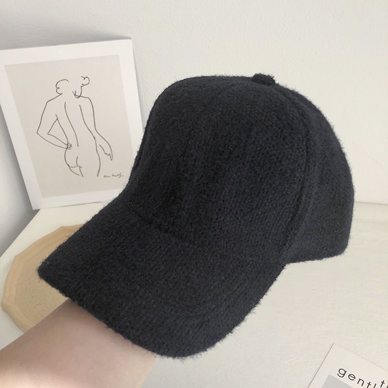 Baseballkappe mit strukturiertem, gebogenem Schirm