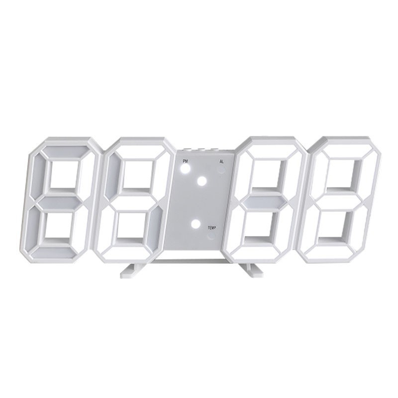 Horloge murale numérique LED 3D moderne