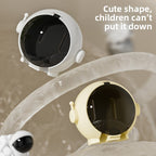 Wall-Mounted Toothbrush Holder with Cover