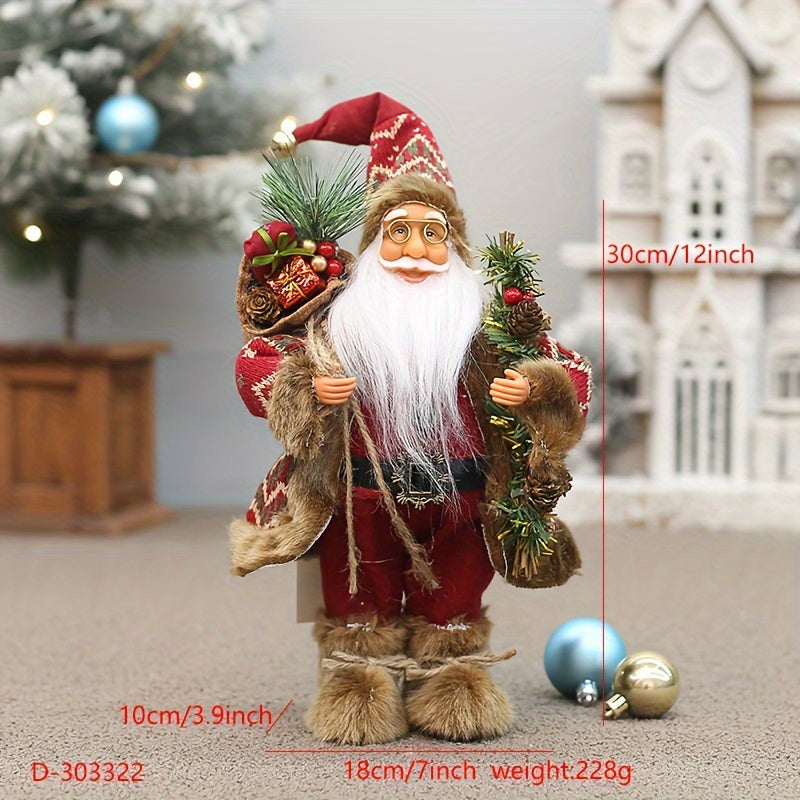 Figura natalizia decorativa di Babbo Natale