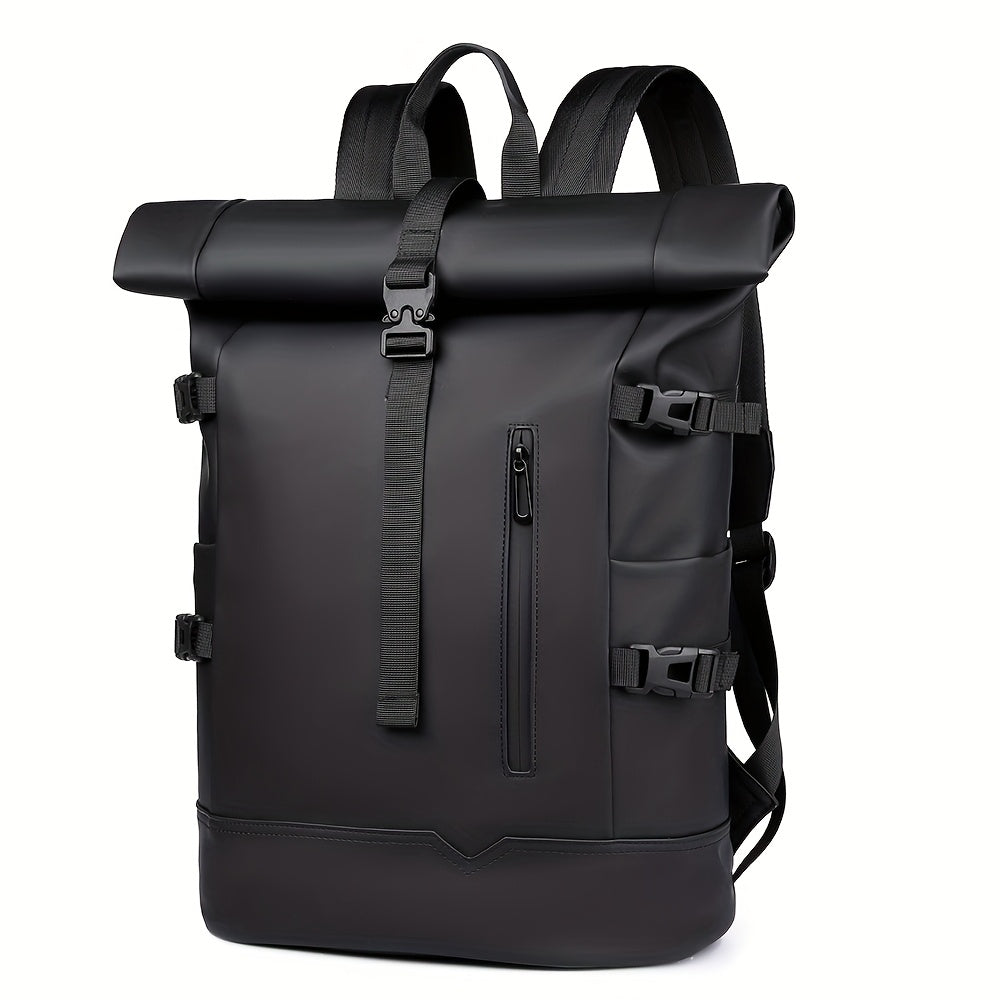 Mochila de viaje impermeable con cierre enrollable
