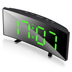 Buet LED-digitalvækkeur med dæmpbart display