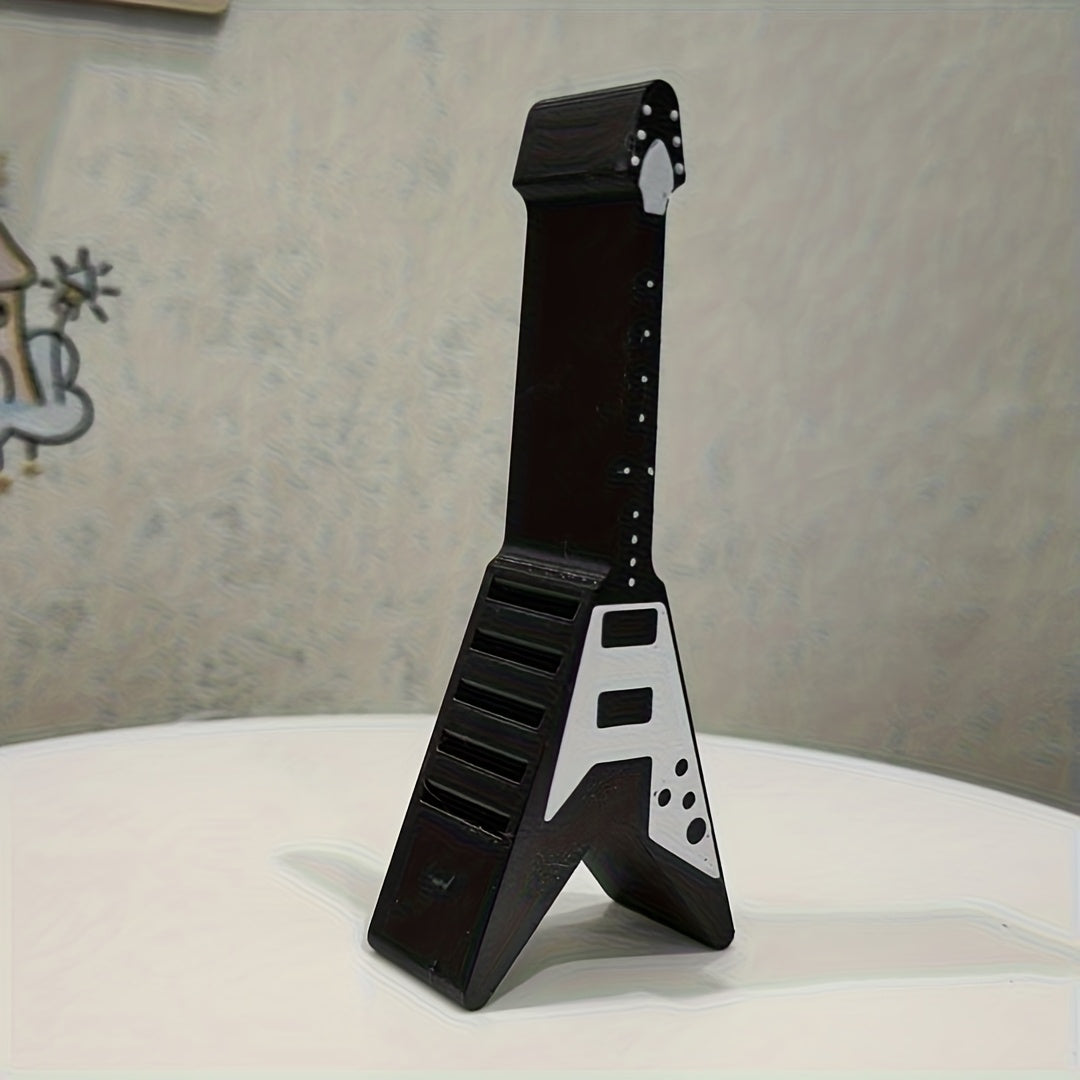 Soporte para púas con forma de guitarra