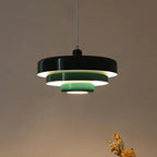 Lampada a sospensione LED moderna a strati per soffitto