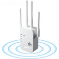 Dualband-WiFi-rækkeviddeforlænger med 2,4 GHz- og 5 GHz-forbindelse