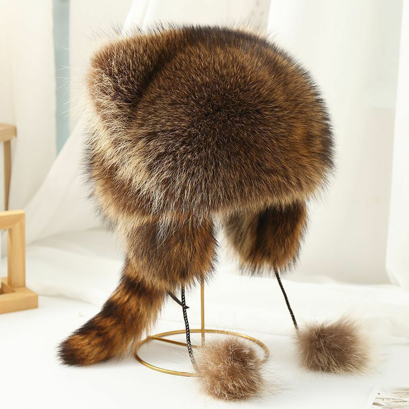 Faux Fur Animal Ear Winter Hat