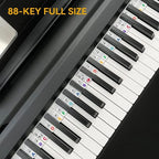 Removable Piano Keyboard Note Labels for 88-Key Pianos