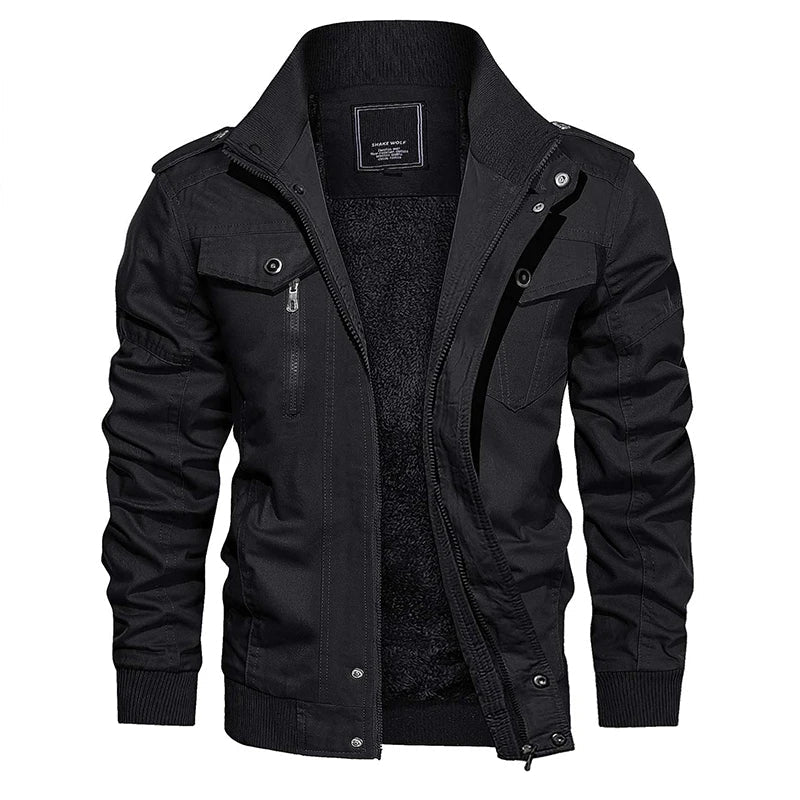 Men’s Fleece-Lined Utility Jacket