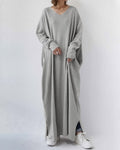 Women's Relaxed V-Neck Maxi Dress