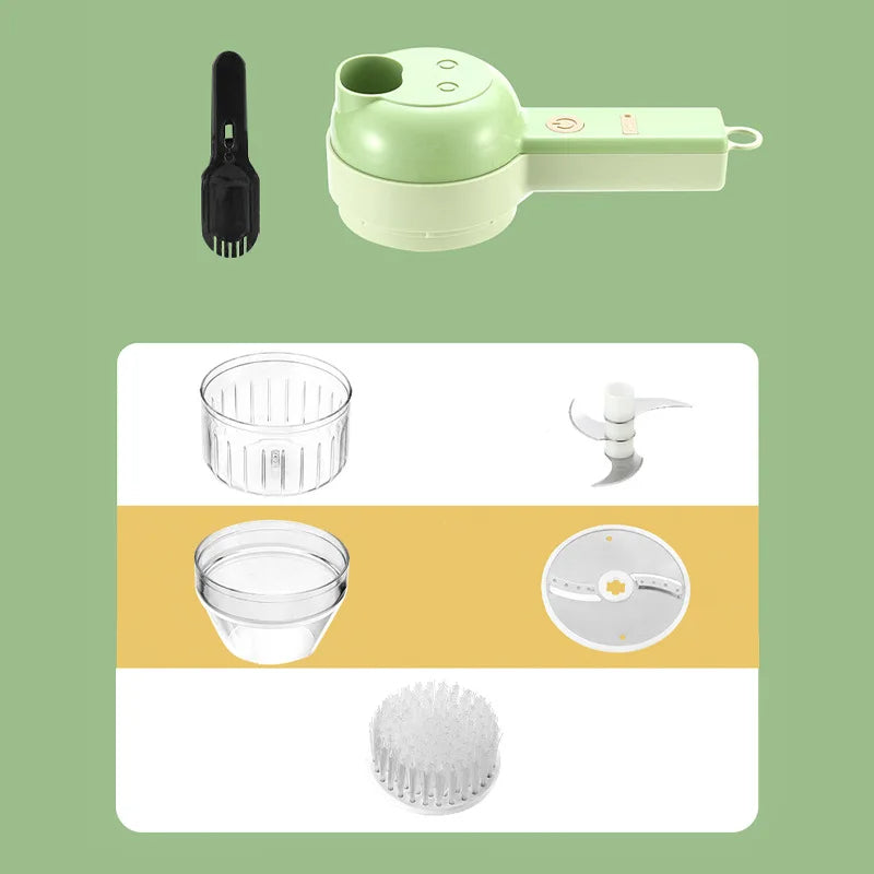 4-in-1 Cordless Electric Vegetable Chopper
