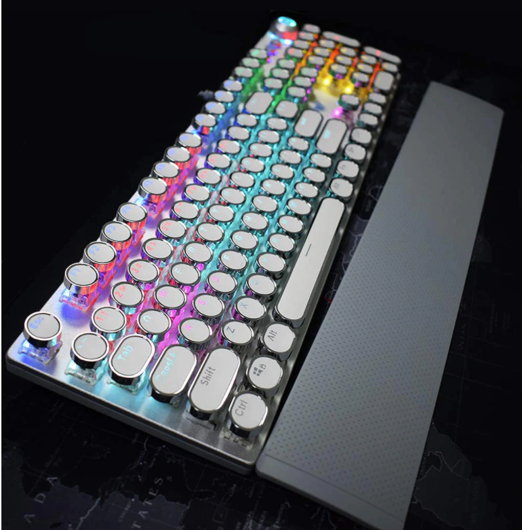 RGB Mechanical Keyboard with Multimedia Dial