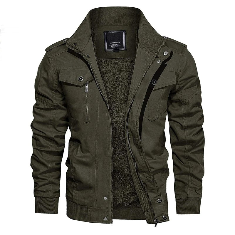 Men’s Fleece-Lined Utility Jacket