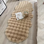 Alfombra de noche de felpa con forma de nube