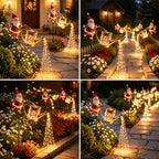 Skulpturale Christbaumschmuck-Präsentation