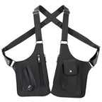 Bolso bandolera con múltiples bolsillos