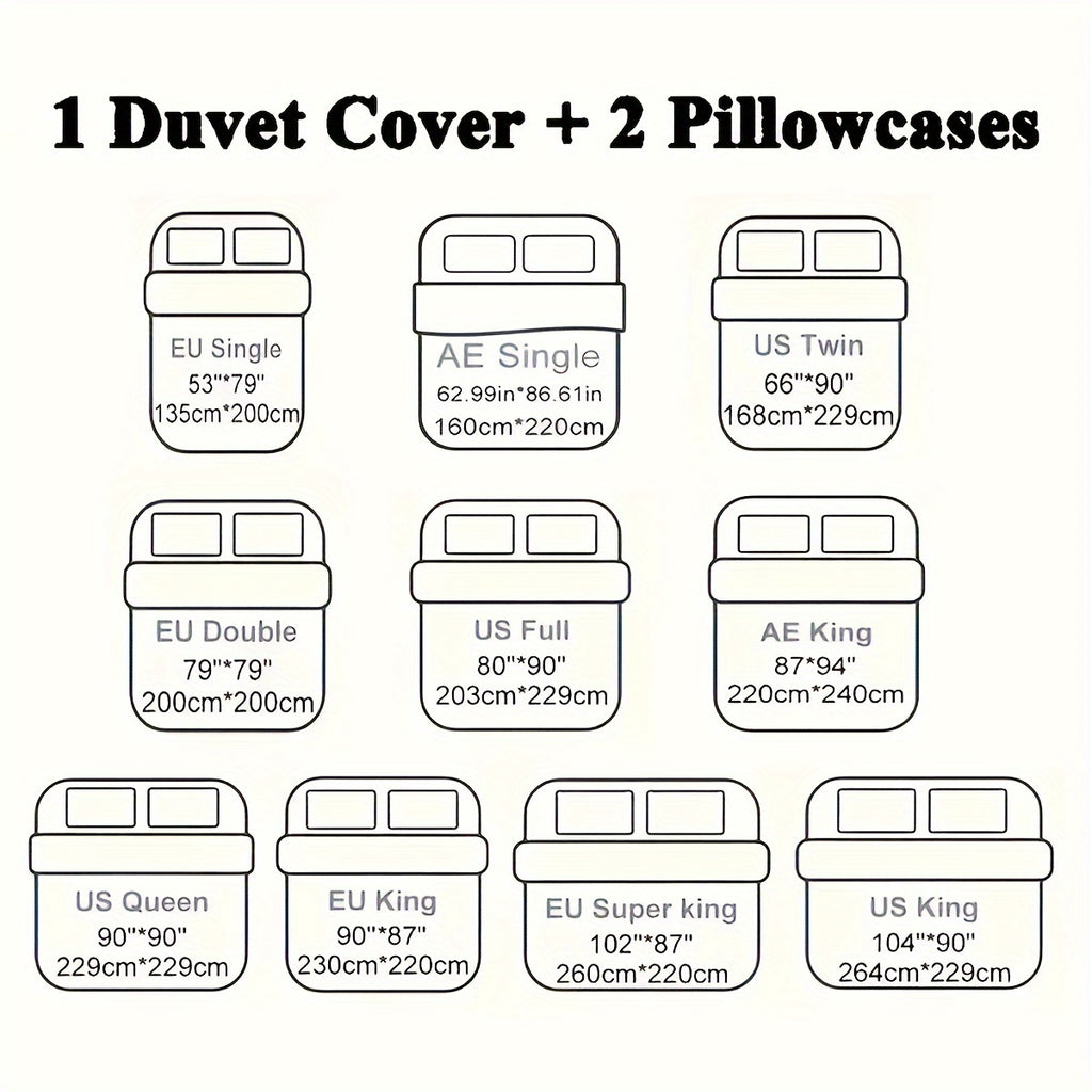 Plush Shaggy Duvet Cover Set with Matching Pillowcases for Cozy Bedding