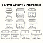 Plush Shaggy Duvet Cover Set with Matching Pillowcases for Cozy Bedding