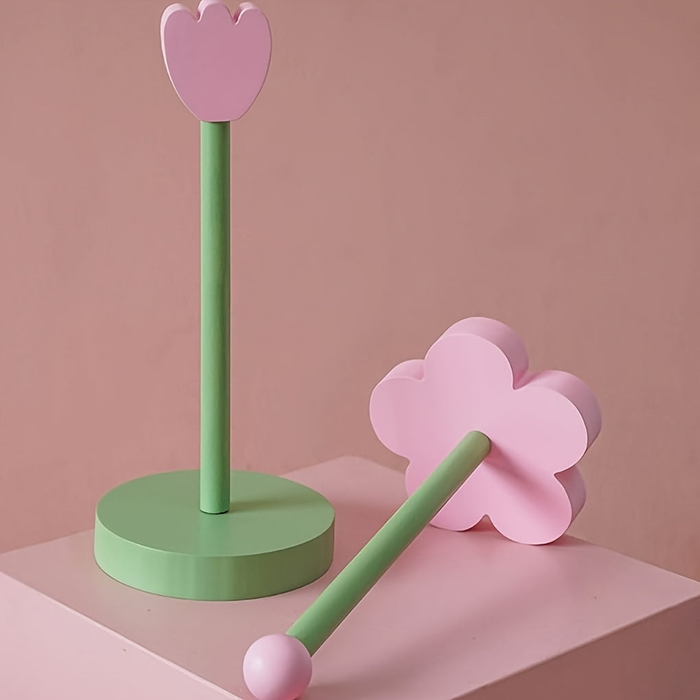 Portarrollos de cocina con diseño de flores