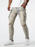 Men's Slim Fit Cargo Jeans