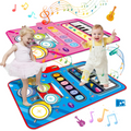 Tappeto musicale 2-in-1 con pianoforte e batteria