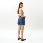 Stretch-Jeansshorts für Damen