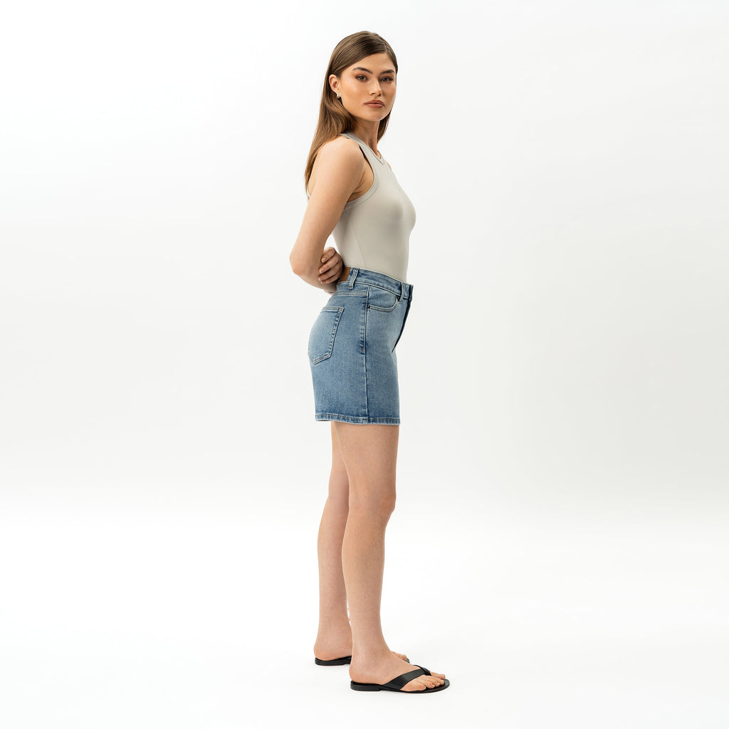 Stretch-Jeansshorts für Damen