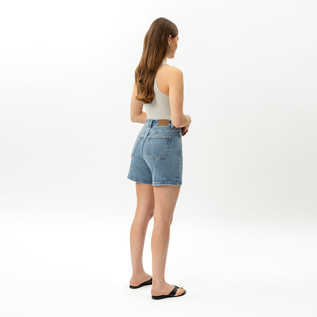 Stretch-Jeansshorts für Damen
