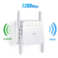Extensor de alcance Wi-Fi de doble banda compatible con 1200 Mbps
