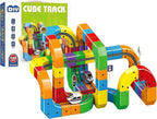 Set interattivo per costruire piste con cubi