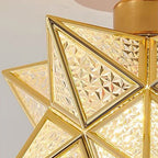 Geometric Star Ceiling Light