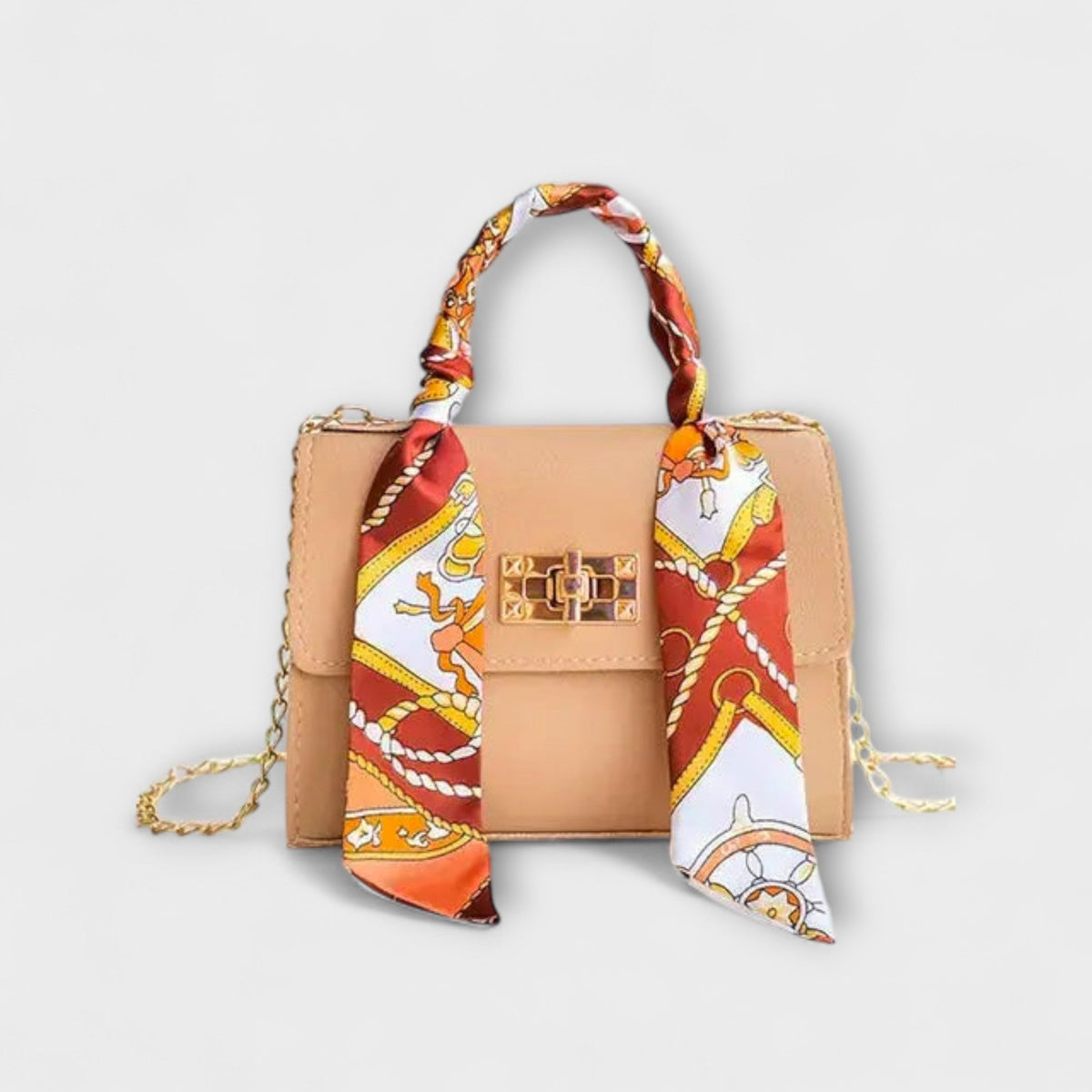 Crossbody-taske med tørklædehank til kvinder