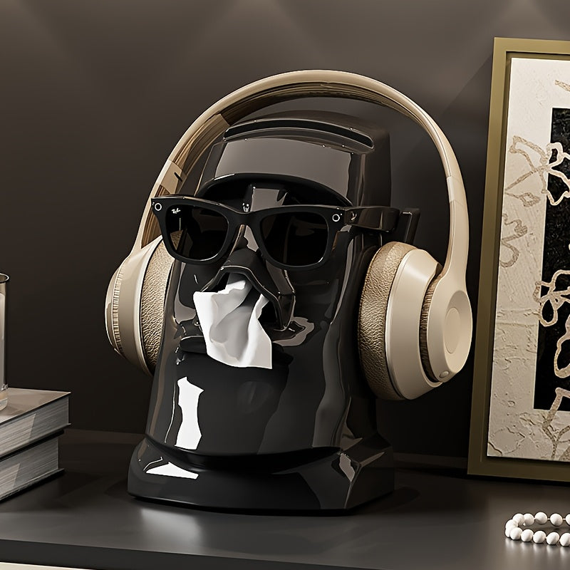 Face-Shaped Tissue Box Holder