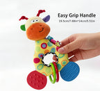Baby Giraffe Teething Rattle Toy