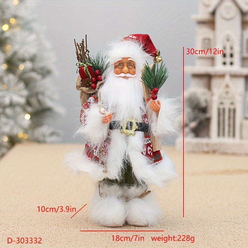 Figura natalizia decorativa di Babbo Natale
