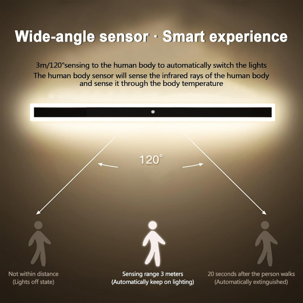 Lampada da parete lineare architettonica a LED con protezione dagli agenti atmosferici IP65